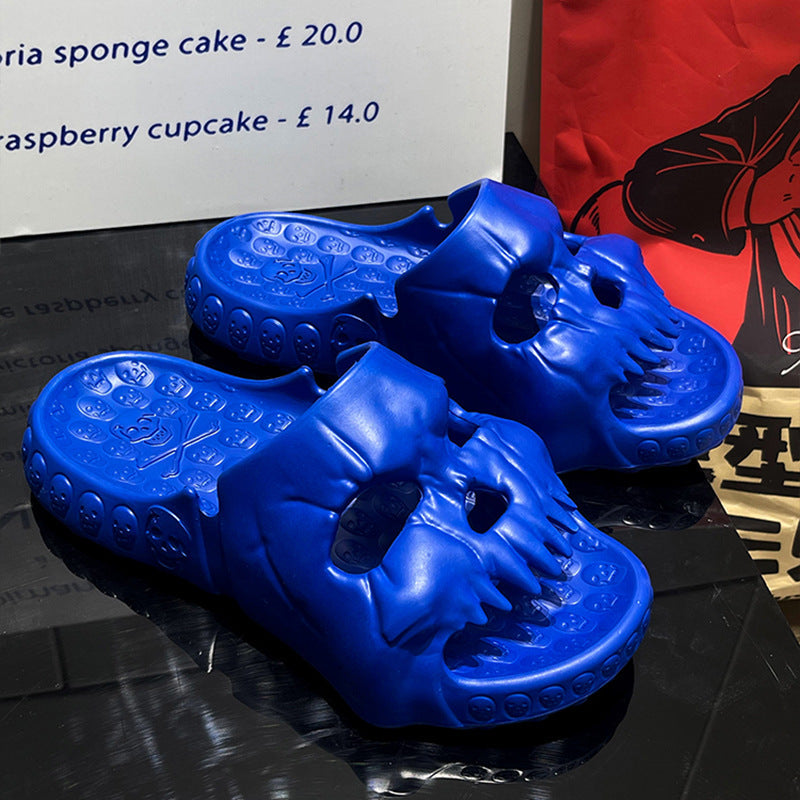 Bone Daddy Skull Halloween Slippers for Men