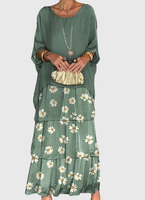Women's Lightweight Flowy Full-Length Maxi Dress, view 8
