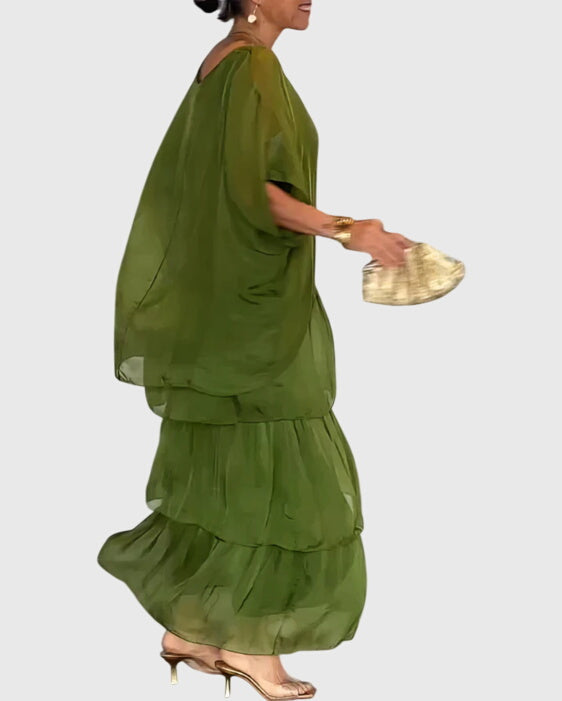 Women's Lightweight Flowy Full-Length Maxi Dress, view 5