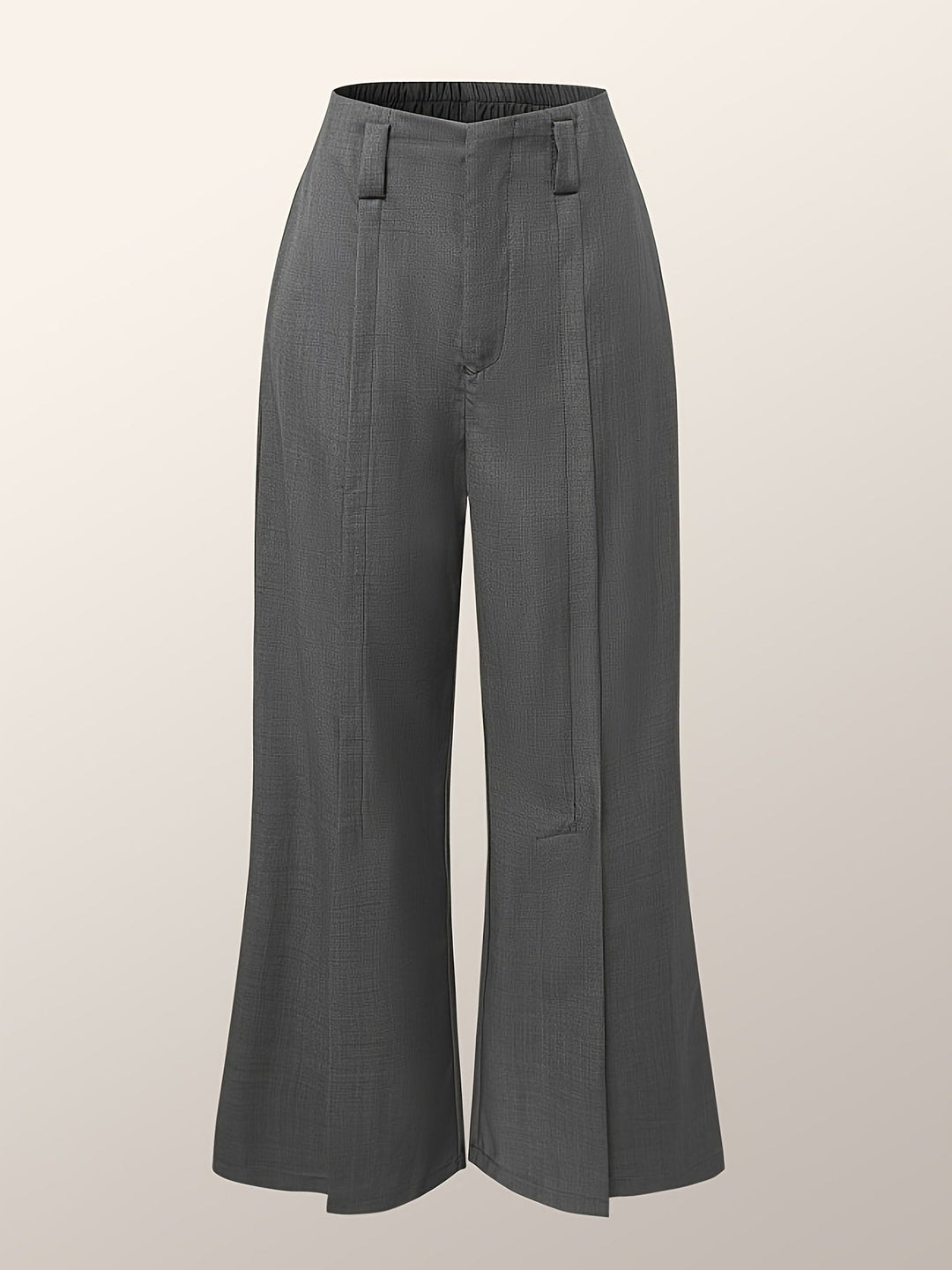 Women's Wide Leg Trousers, Side Slit High Waisted Flowy Pants