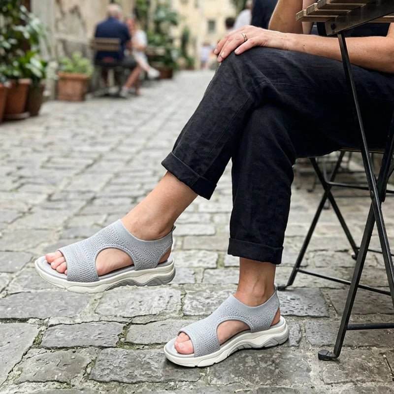 Women's Breathable Open-Toe Flat Sandals, view 2
