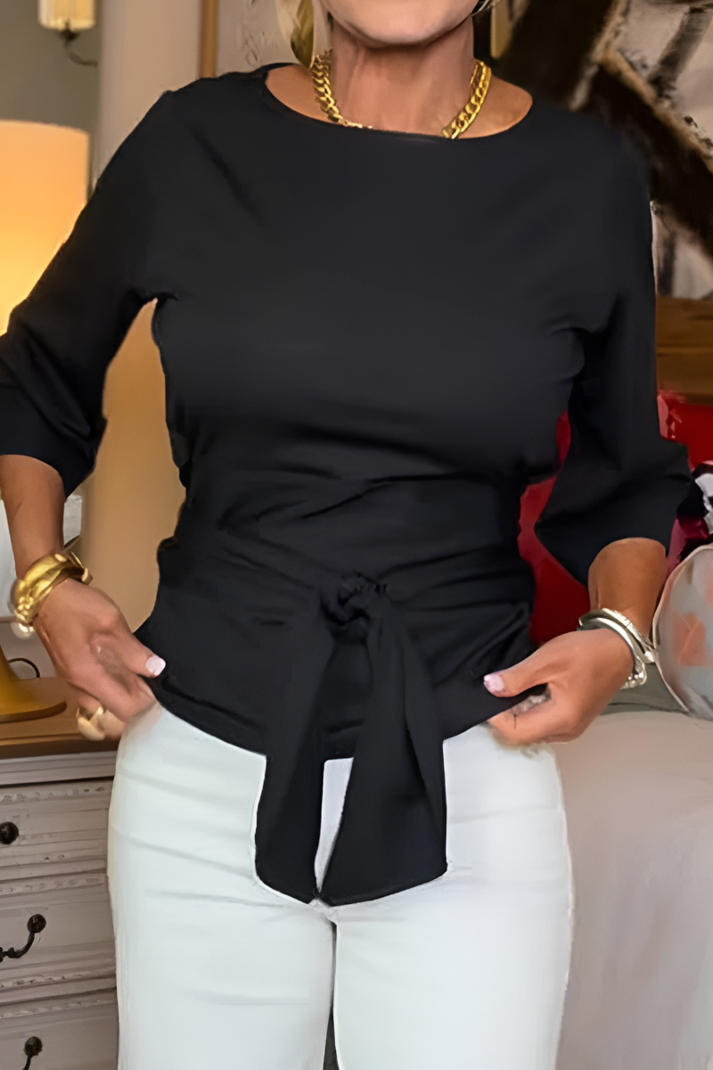 Daria | Bow Waist Top