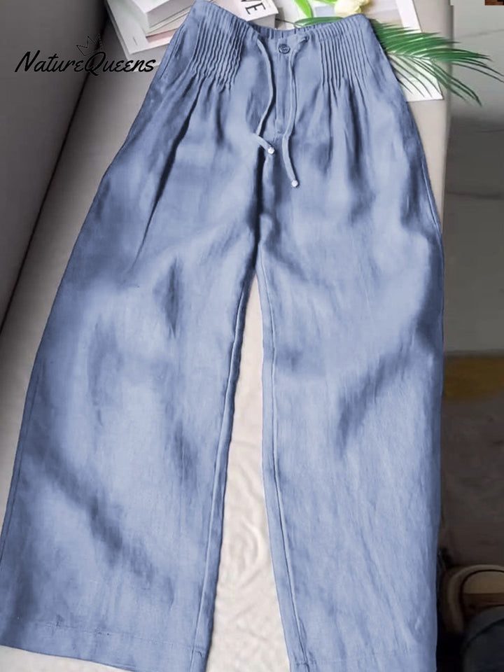 Solia™ | Linen Wide-Leg Pants