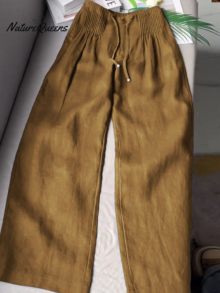 Solia™ | Linen Wide-Leg Pants