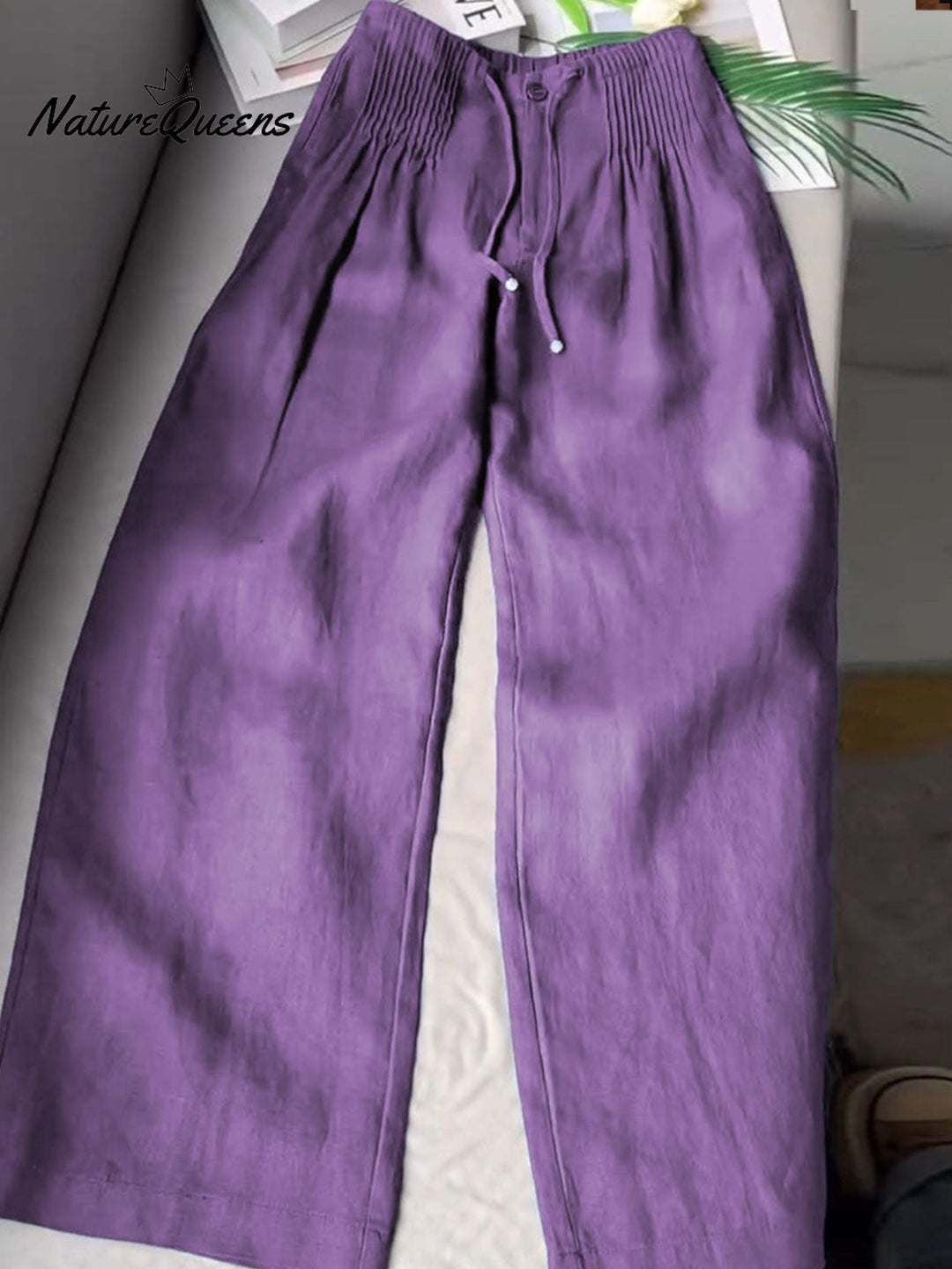 Solia™ | Linen Wide-Leg Pants