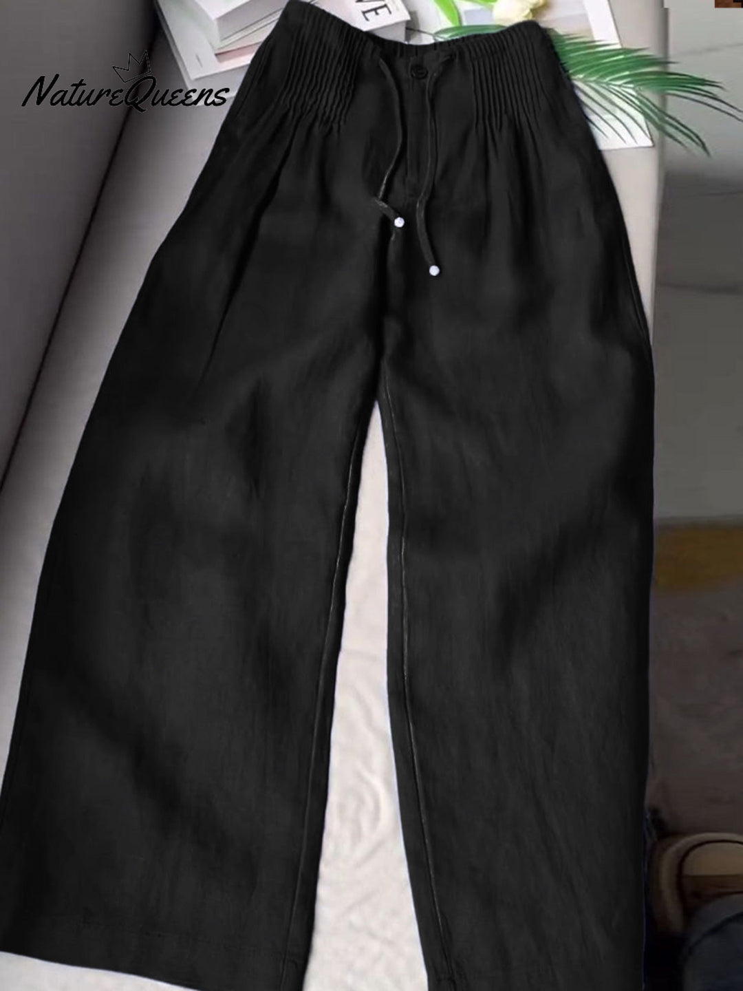 Solia™ | Linen Wide-Leg Pants