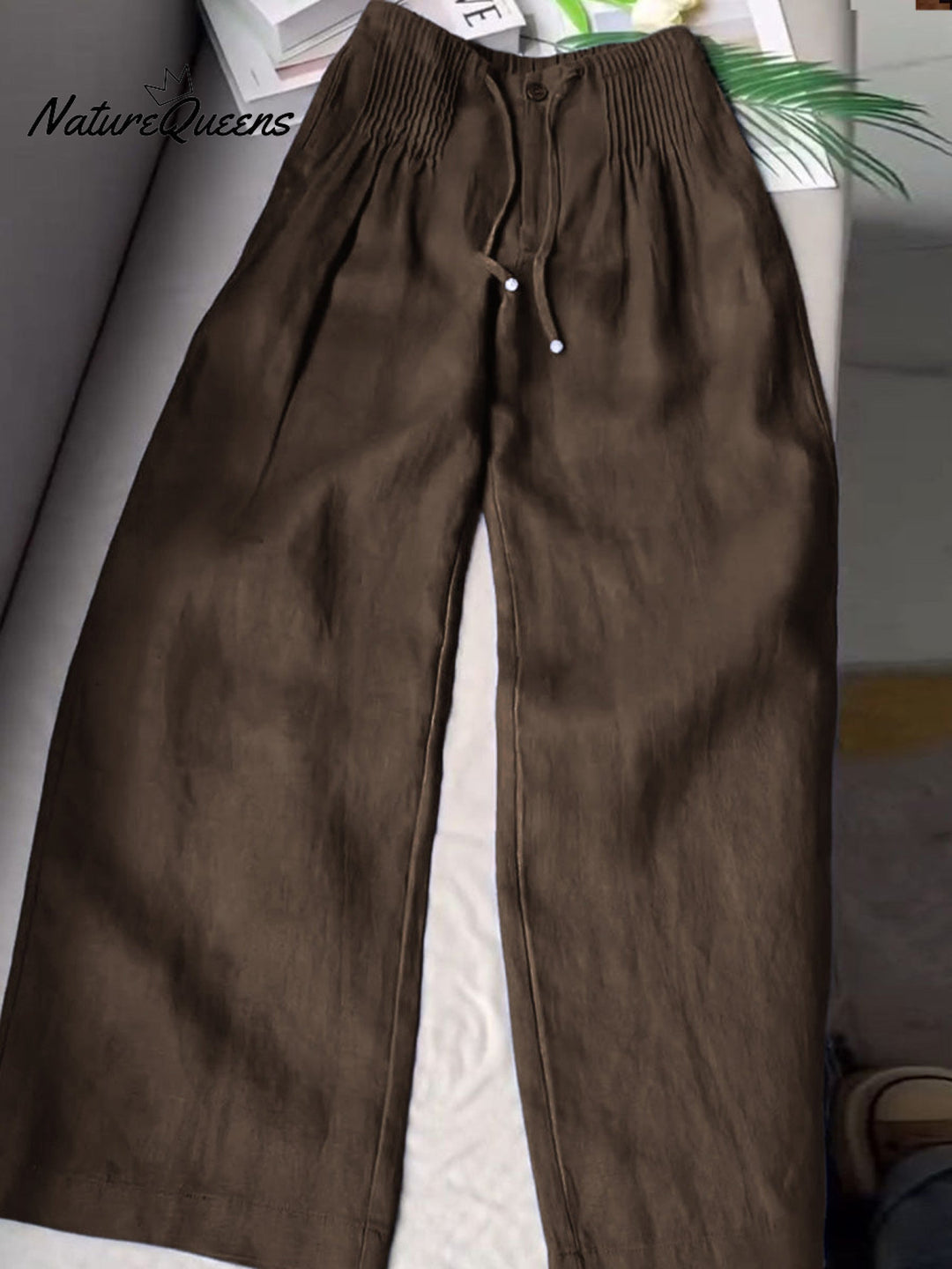 Solia™ | Linen Wide-Leg Pants