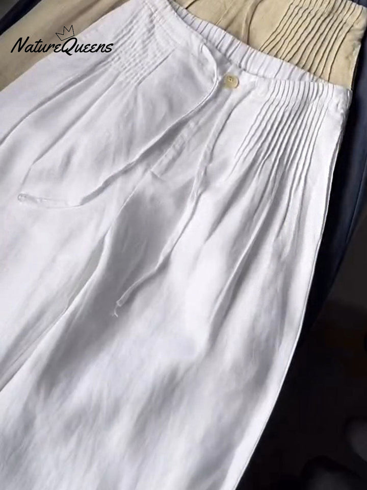 Solia™ | Linen Wide-Leg Pants