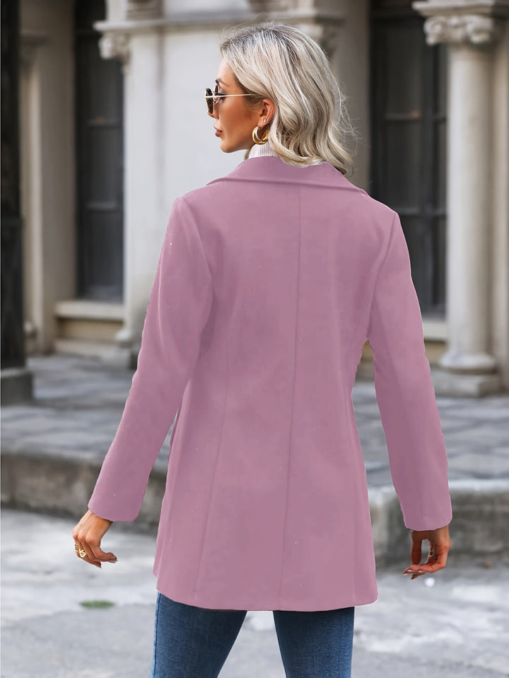 Women's Belted Coat, Mid Length Waist Cinching Winter Overcoat