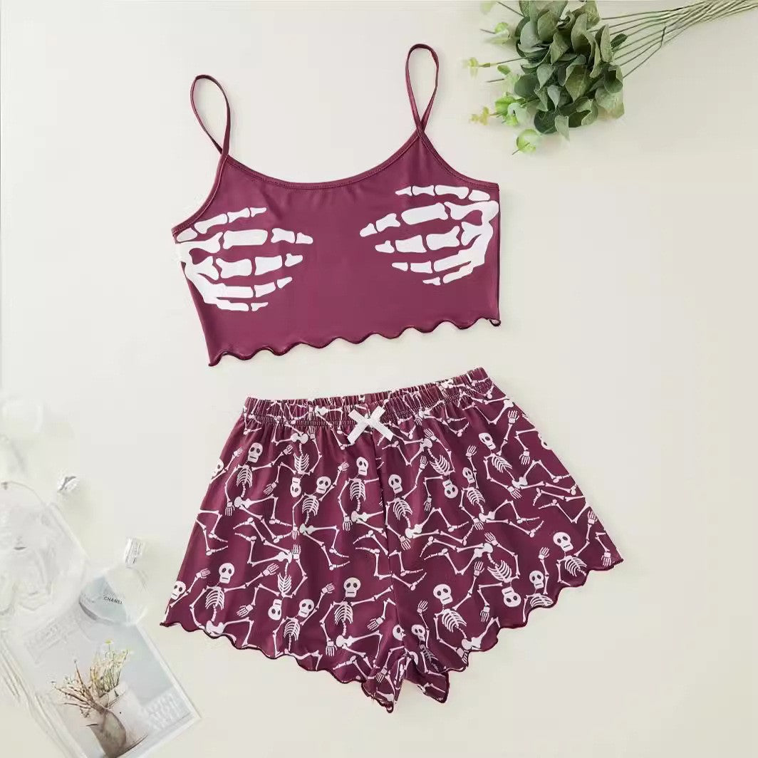 Pumpkin Patch Halloween Pajamas for Women | Cami & Shorts Set