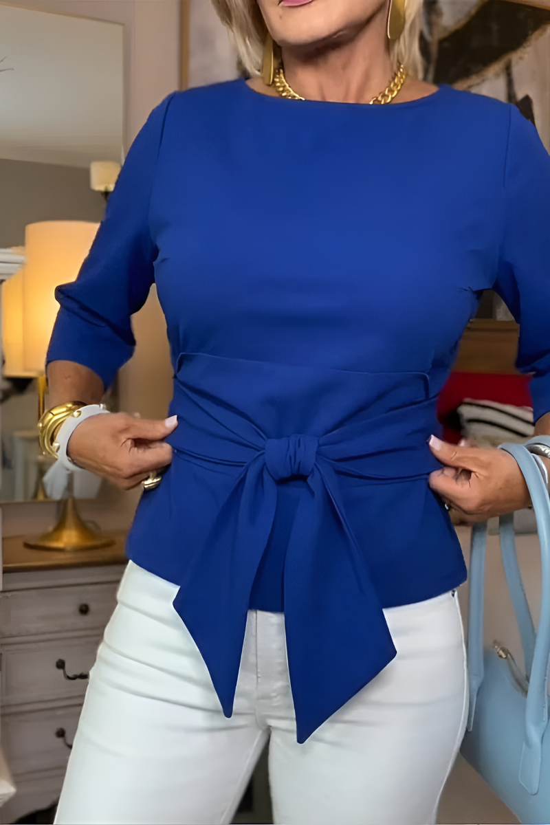 Daria | Bow Waist Top