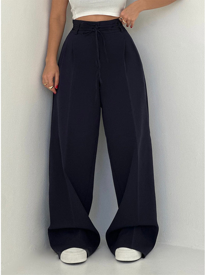 Women's Wide Leg Trousers, High Waisted Flowy Palazzo Work Pants