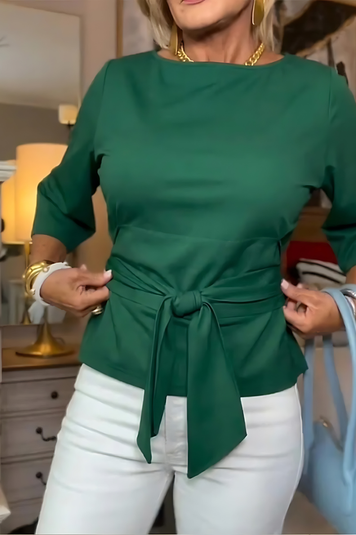Daria | Bow Waist Top