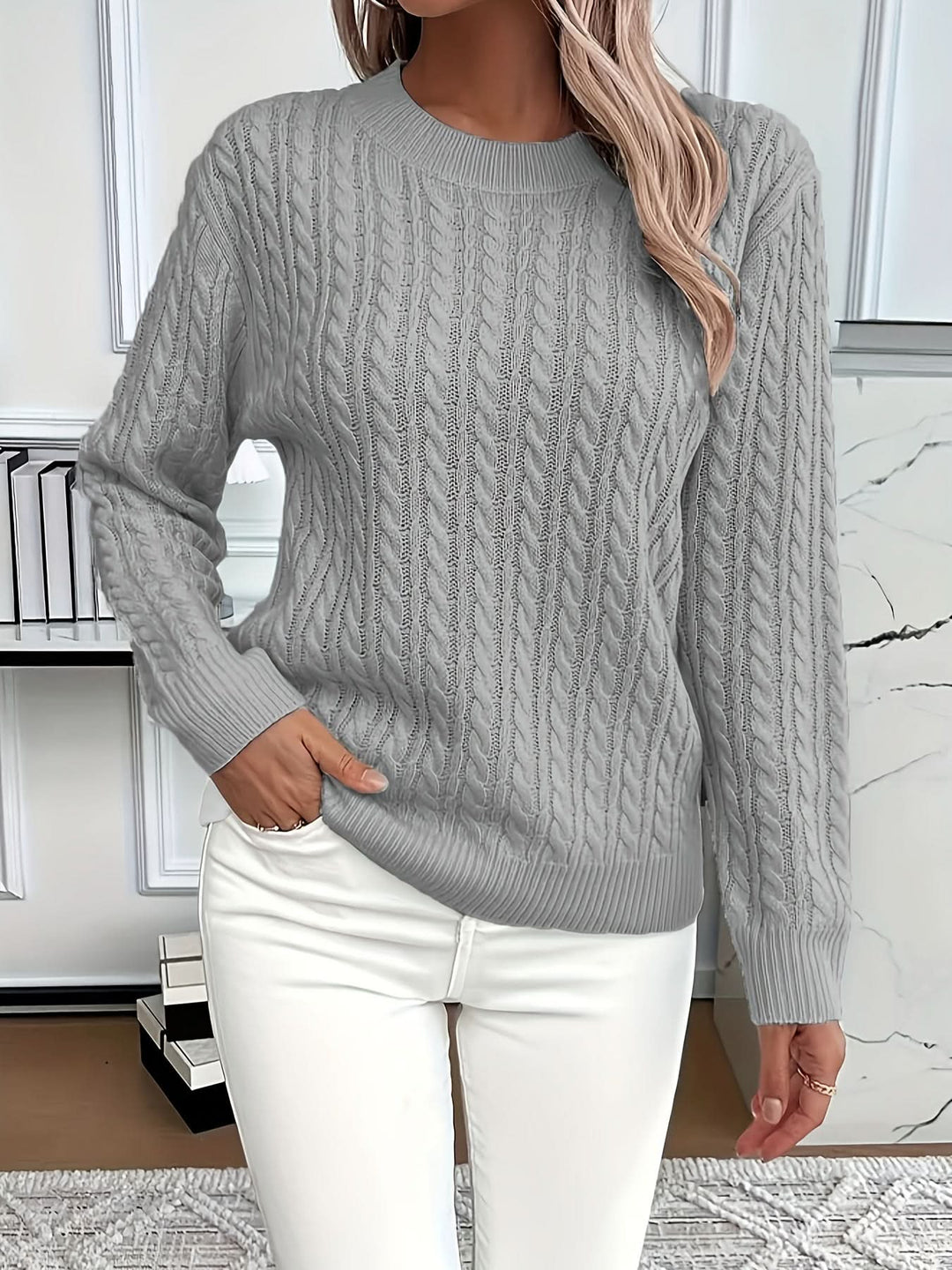 Marielle | Cable Knit Sweater
