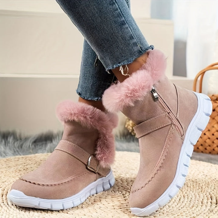 Women's Winter Snow Boots, Plush Lined Warm Water Resistant Booties
