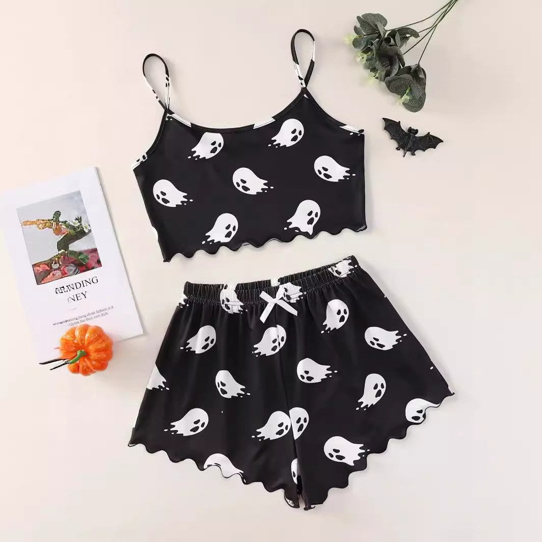 Pumpkin Patch Halloween Pajamas for Women | Cami & Shorts Set