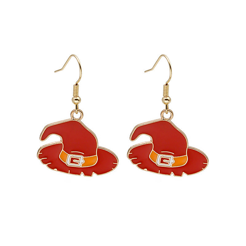 Witching Hour Witch Hat Halloween Earrings for Women