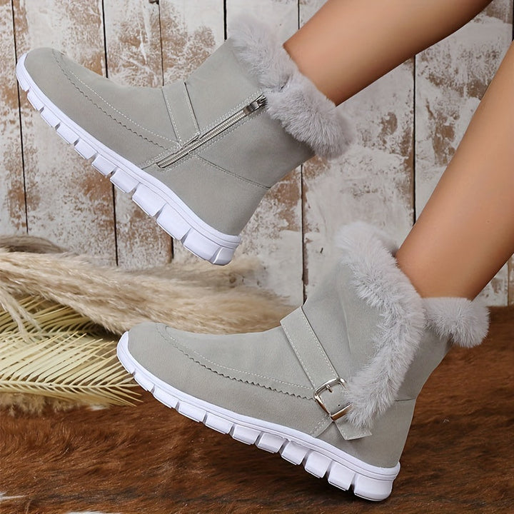 Women's Winter Snow Boots, Plush Lined Warm Water Resistant Booties