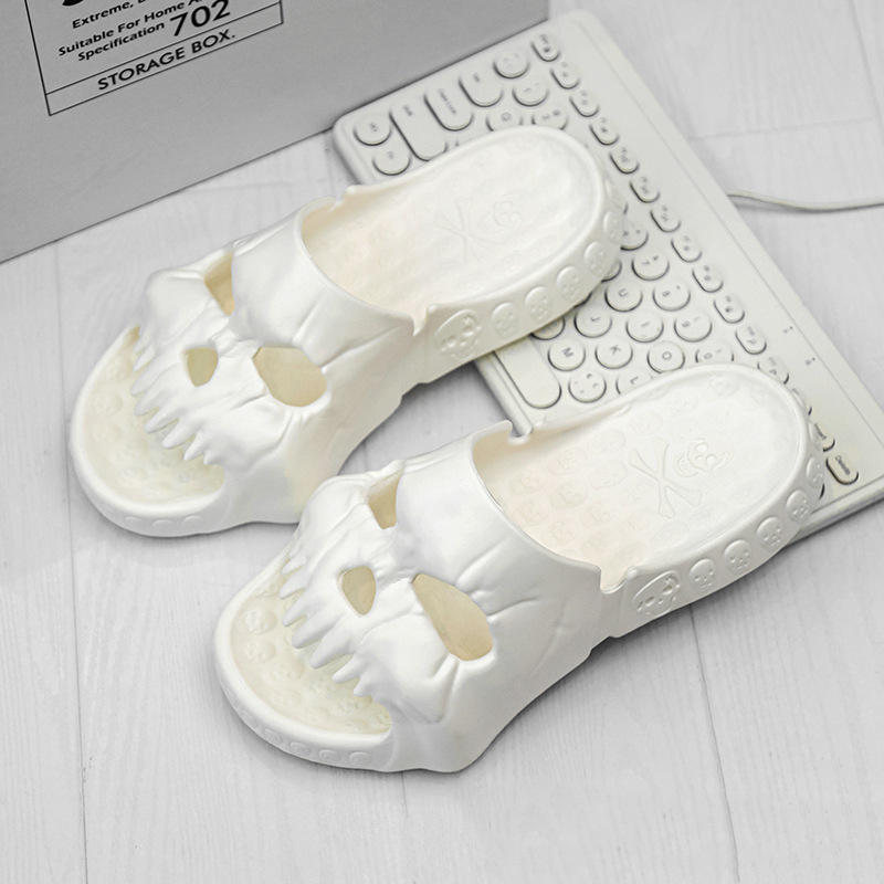 Bone Daddy Skull Halloween Slippers for Men