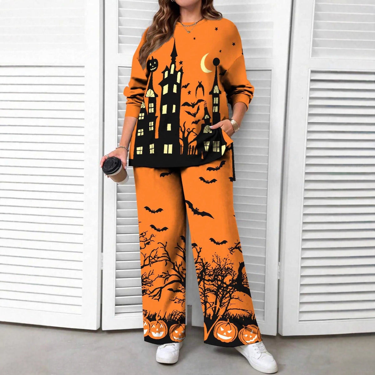 Haunted Manor Haunted House Halloween Pajamas for Women