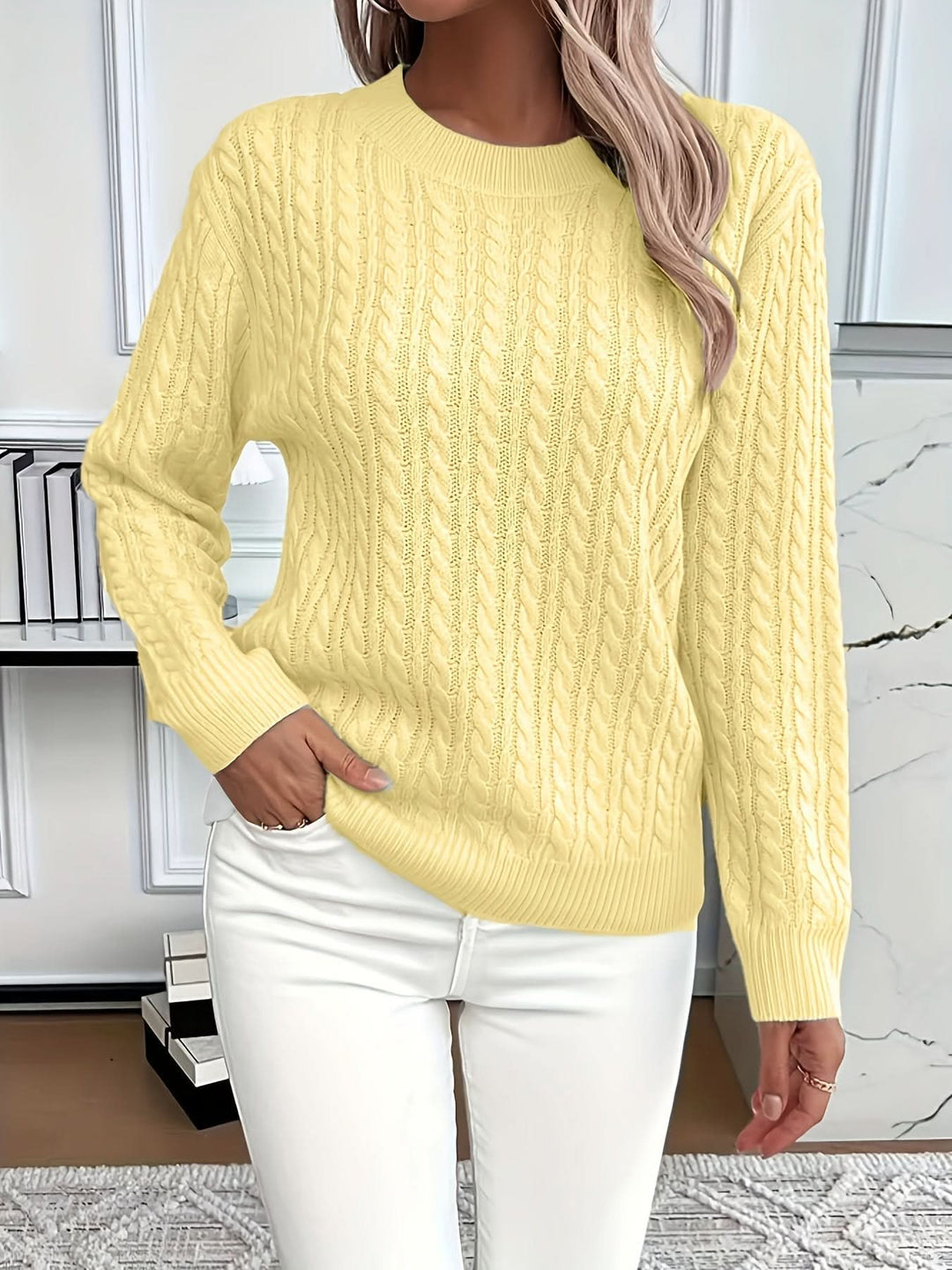 Marielle | Cable Knit Sweater