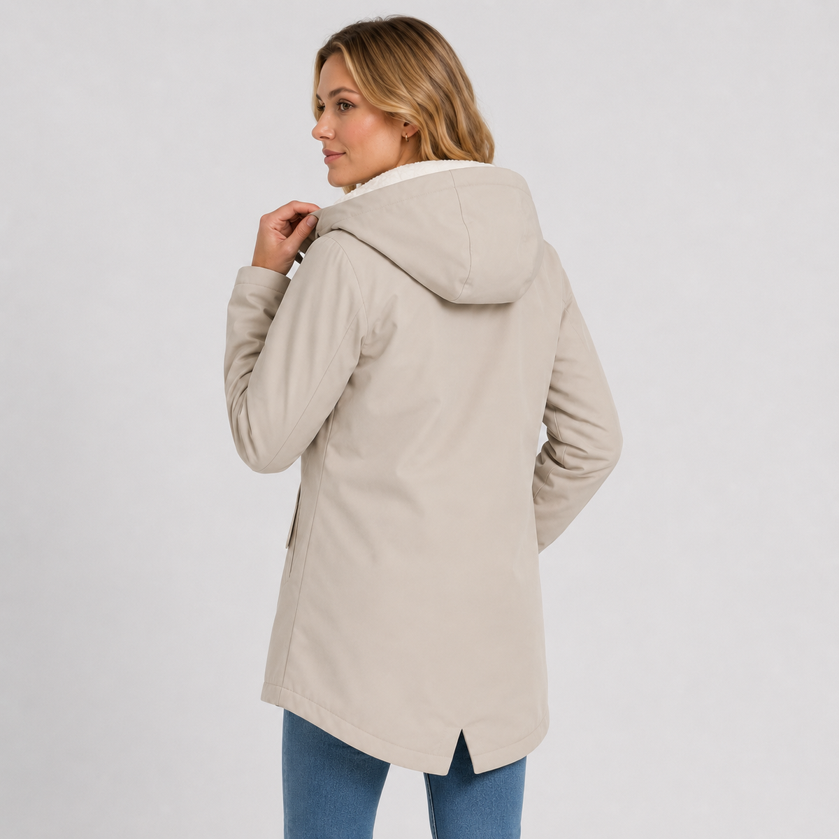 Women's Fleece-Lined Full-Zip Hoodie Jacket, view 15