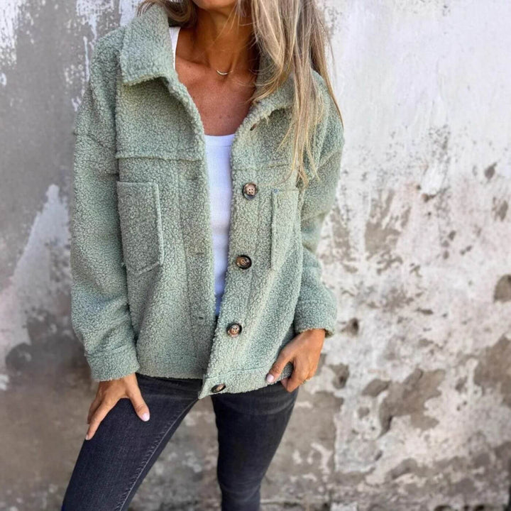 Women's Padded Jacket with Pockets, Lightweight Lined Winter Coat Plus Size