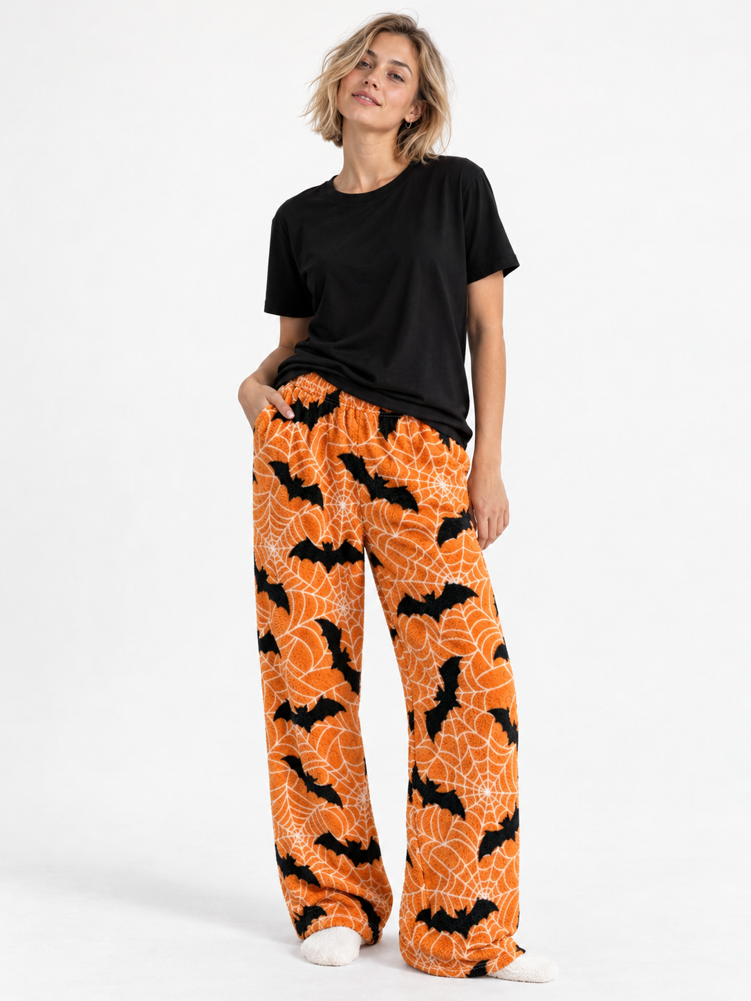 Spooky Snooze Halloween Pajama Pants for Women | Spiderweb