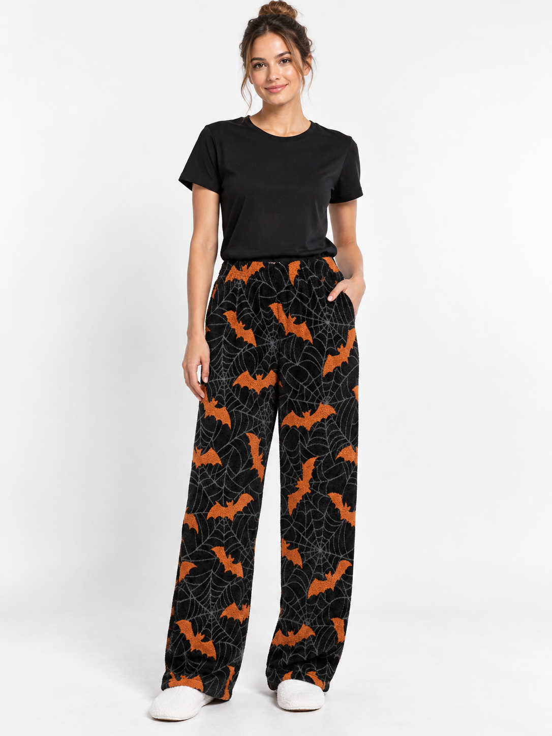 Spooky Snooze Halloween Pajama Pants for Women | Spiderweb