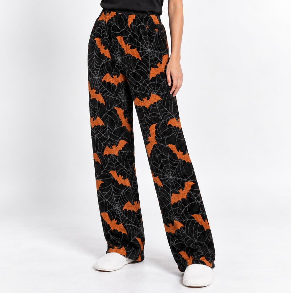 Spooky Snooze Halloween Pajama Pants for Women | Spiderweb