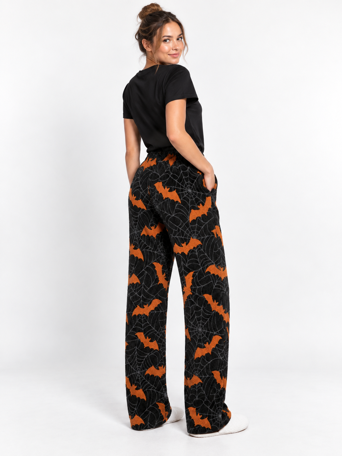 Spooky Snooze Halloween Pajama Pants for Women | Spiderweb
