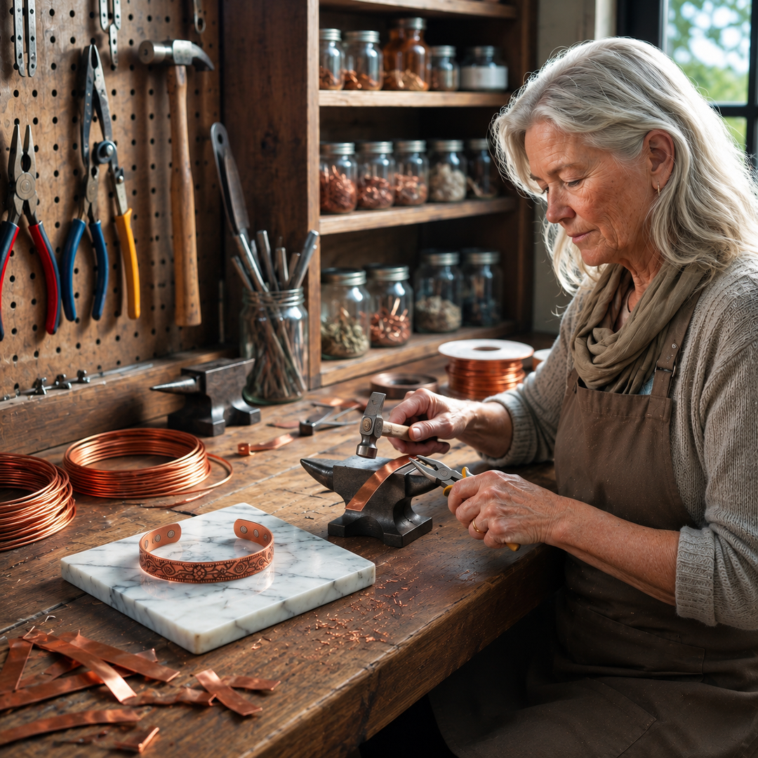 Aureate Copper Bracelet