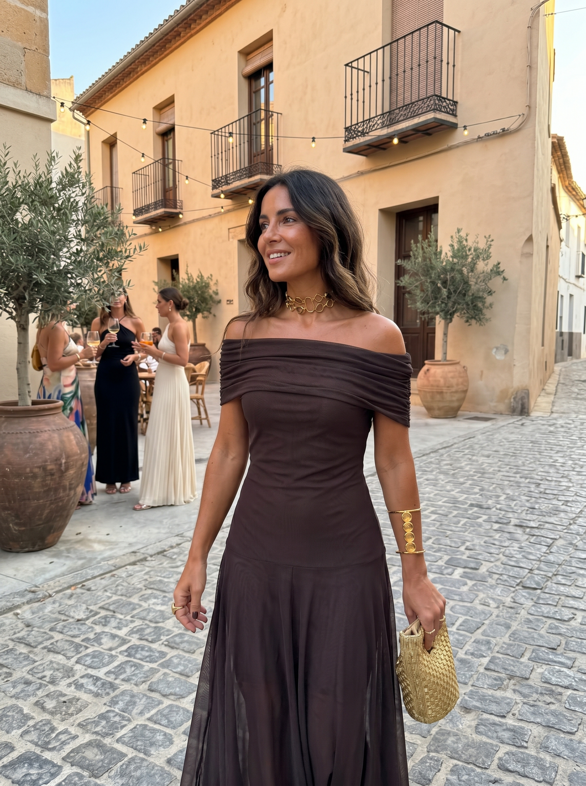 Women's Minimalist Elegant Maxi Dress, view 11