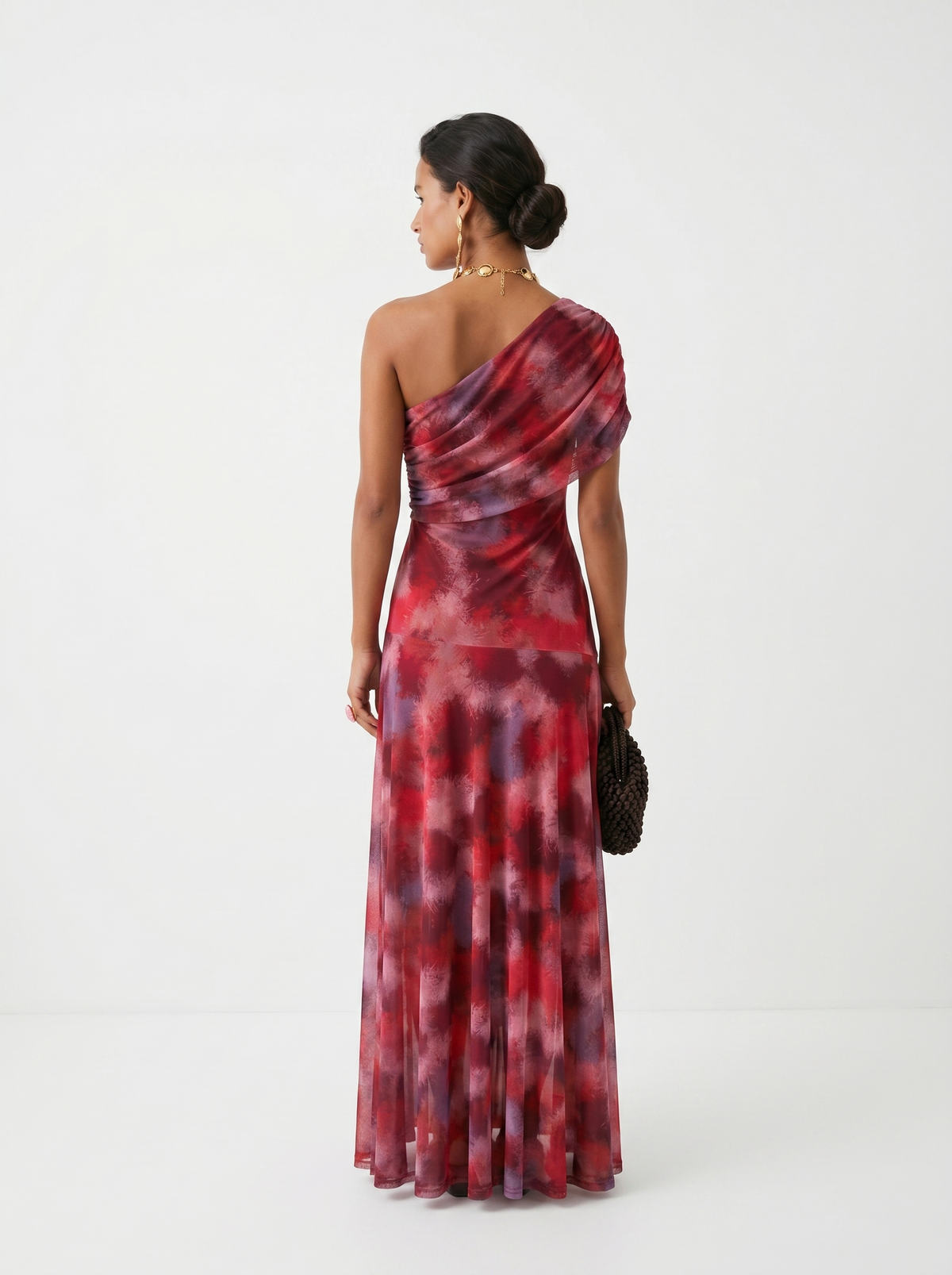 Women's Minimalist Elegant Maxi Dress, view 4