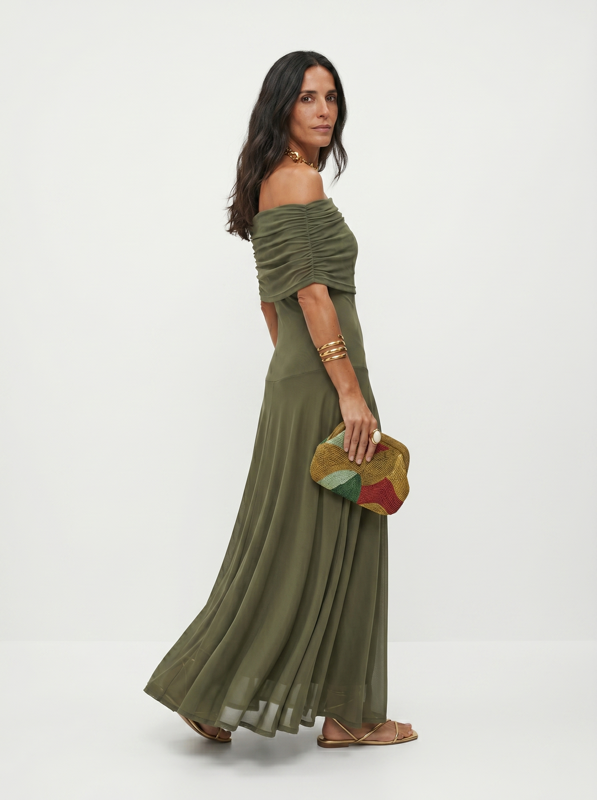 Women's Minimalist Elegant Maxi Dress, view 14