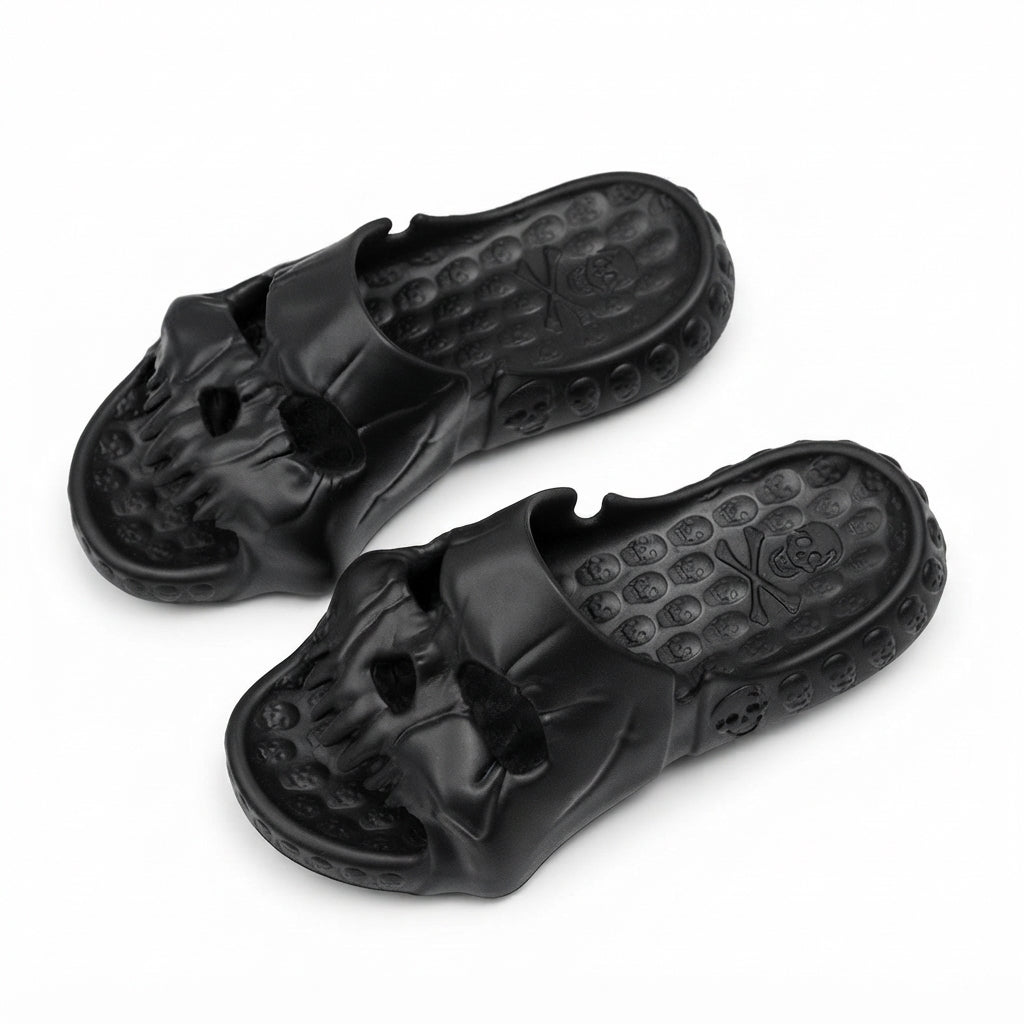 Bone Daddy Skull Halloween Slippers for Men
