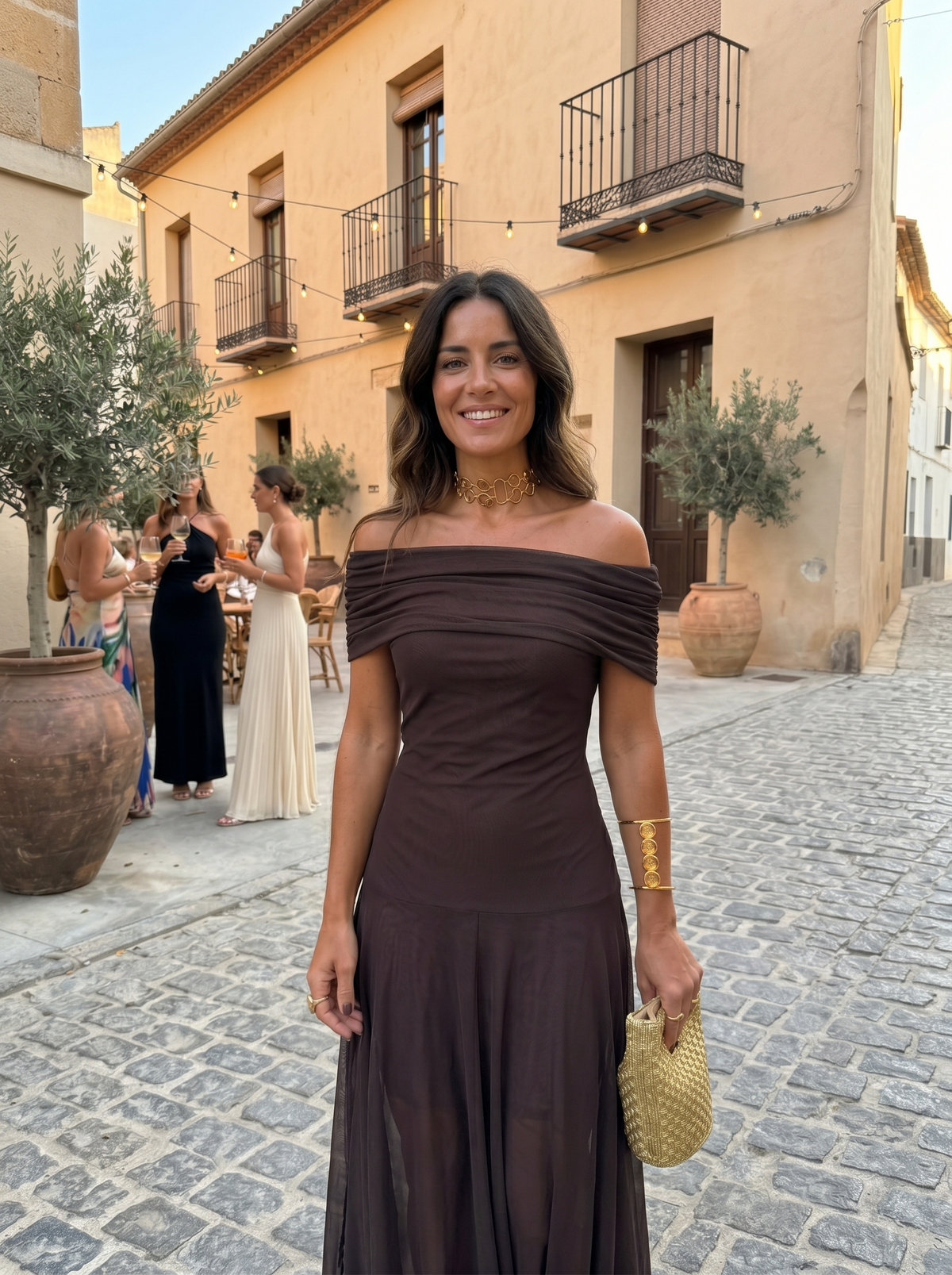 Women's Minimalist Elegant Maxi Dress, view 12