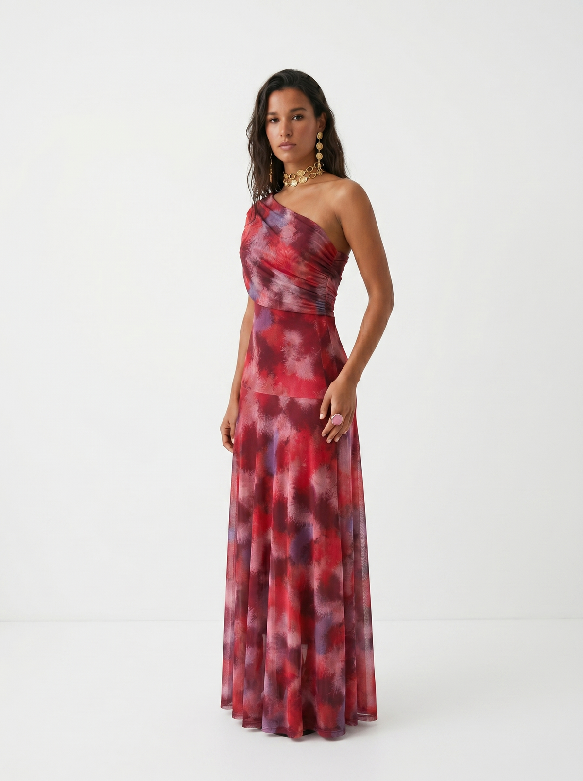 Women's Minimalist Elegant Maxi Dress, view 2