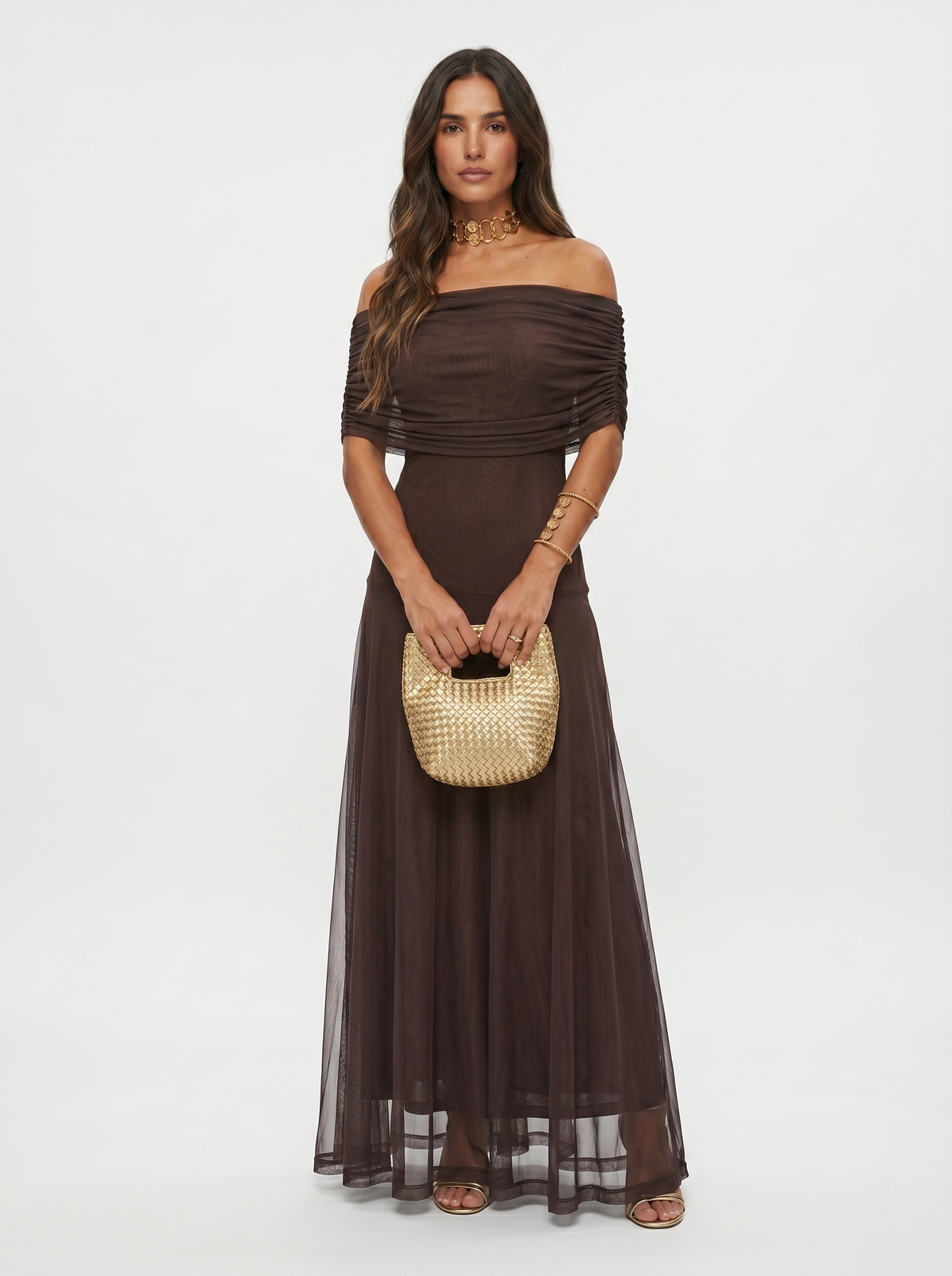 Women's Minimalist Elegant Maxi Dress, view 9