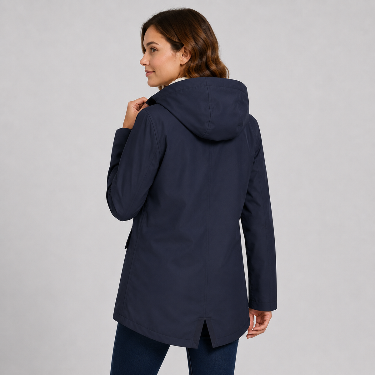 Women's Fleece-Lined Full-Zip Hoodie Jacket, view 9