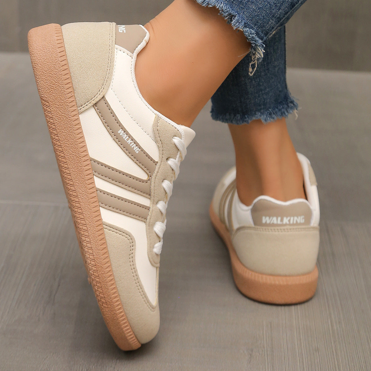 Women's Wide Toe Box Lightweight Cushioned Sneakers, view 5