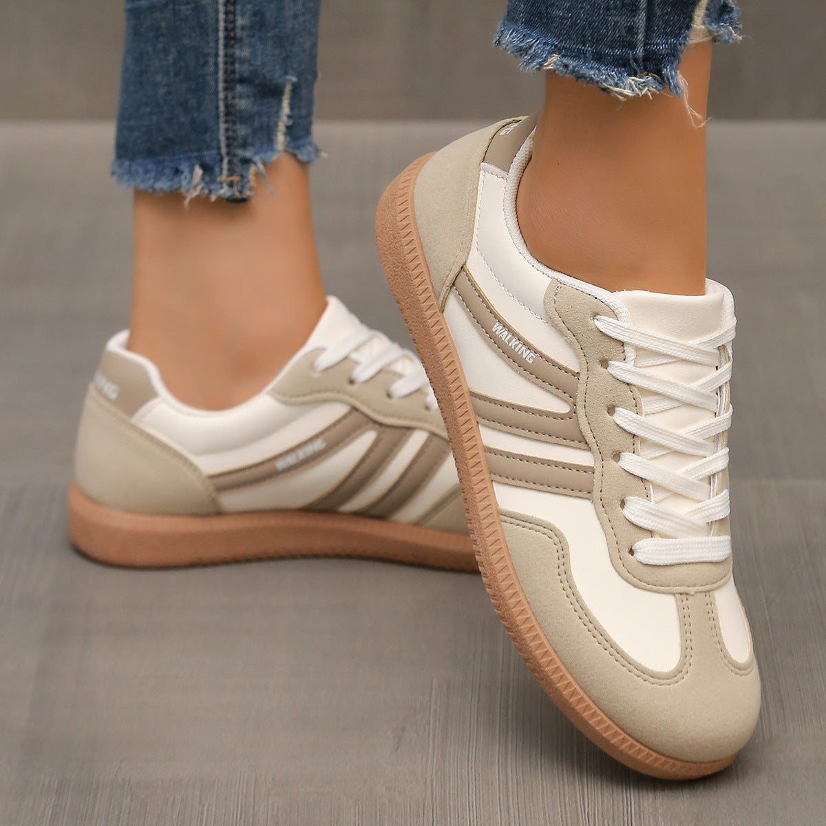 Women's Wide Toe Box Lightweight Cushioned Sneakers, view 4