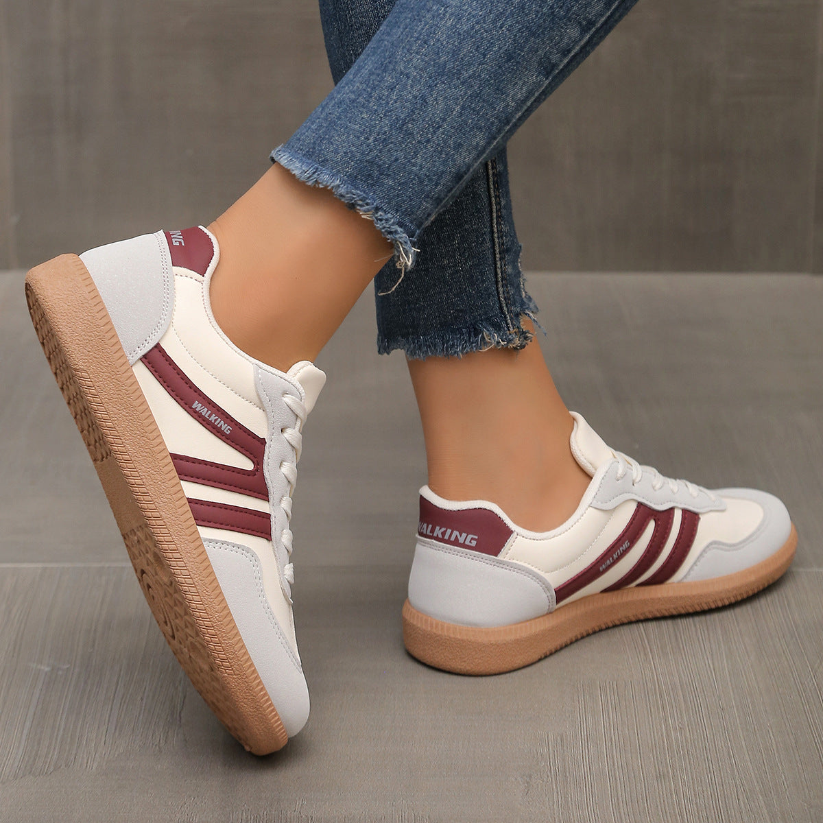 Women's Wide Toe Box Lightweight Cushioned Sneakers, view 10