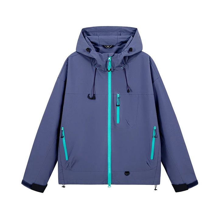 Women's Rain Jacket, Waterproof Hooded Windbreaker for Hiking