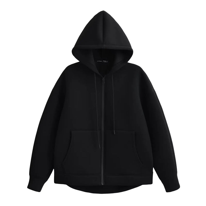 Women's Zip Up Hoodie, Oversized Fleece Sweatshirt Jacket with Pockets