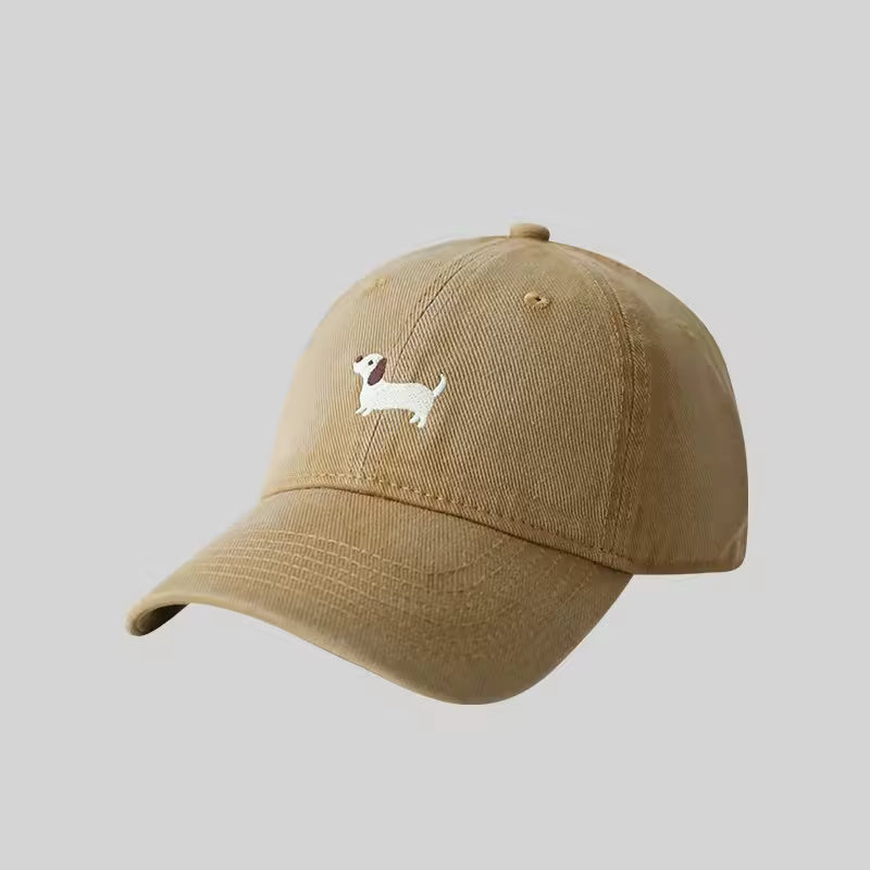 Women's Embroidered Dachshund Baseball Cap, view 13