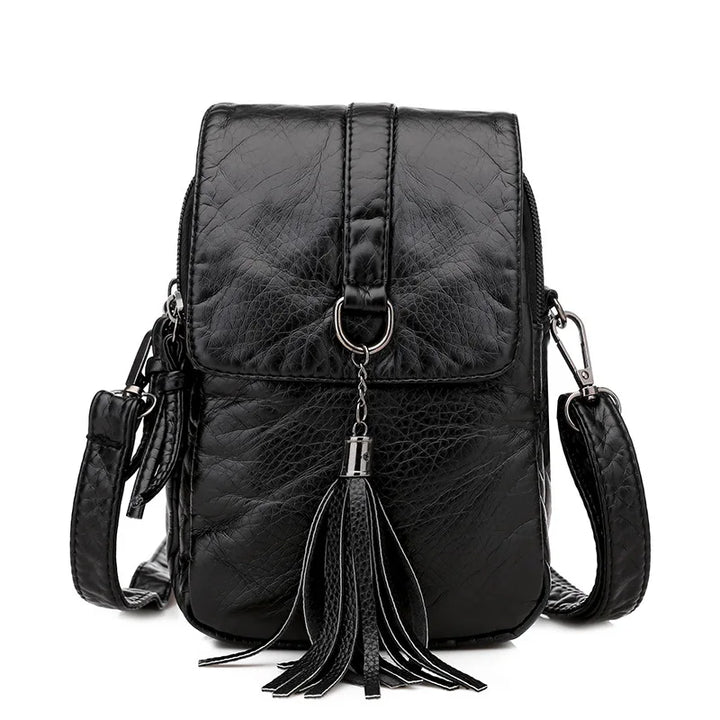 Maya | Soft Leather Mini Crossbody Bag