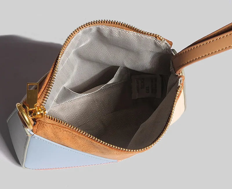 Women's Pleated Origami Top Handle Bag, view 13