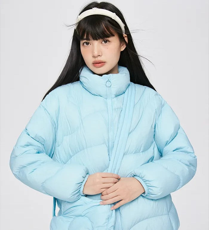Women's Packable Lightweight Puffer Jacket with Classic Collar, view 9