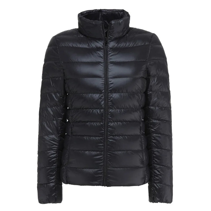 Women's Puffer Jacket, Lightweight Packable Short Down Coat Plus Size